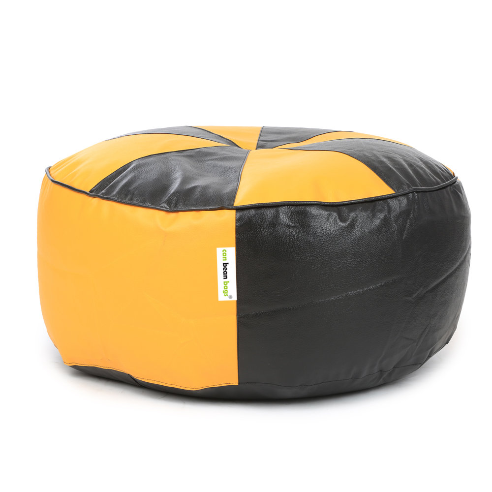 Can Bean Bags Art Leather Pouf Filled With Beans